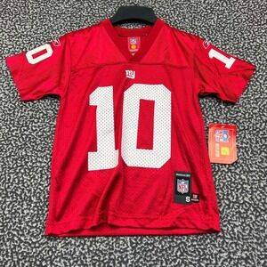New‎ York Giants Manning #10 Jersey Shirt Youth Small 8 Red NFL V-Neck New S
